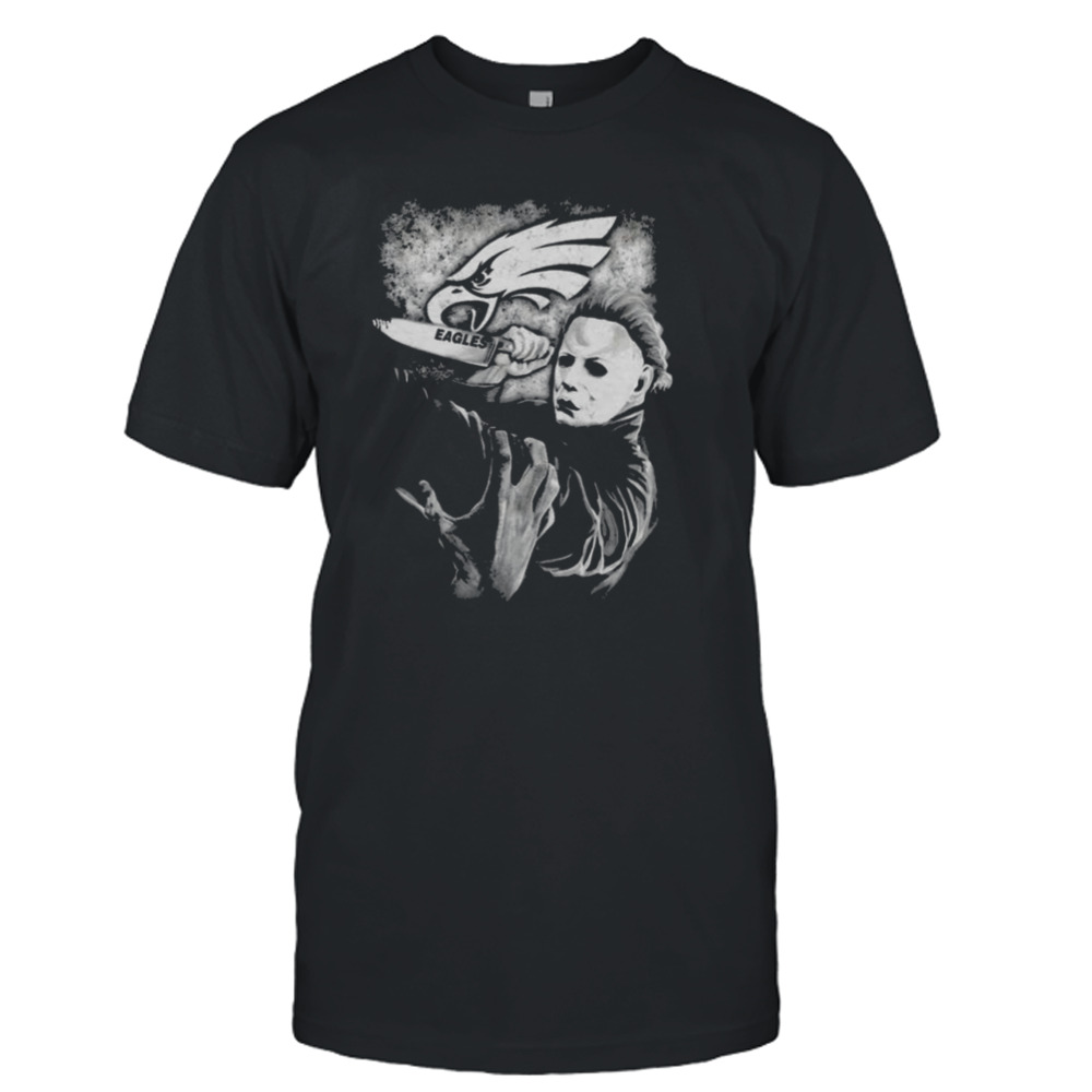 Michael Jason Myers Friday The 13th Philadelphia Eagles Halloween 2023 T-shirt