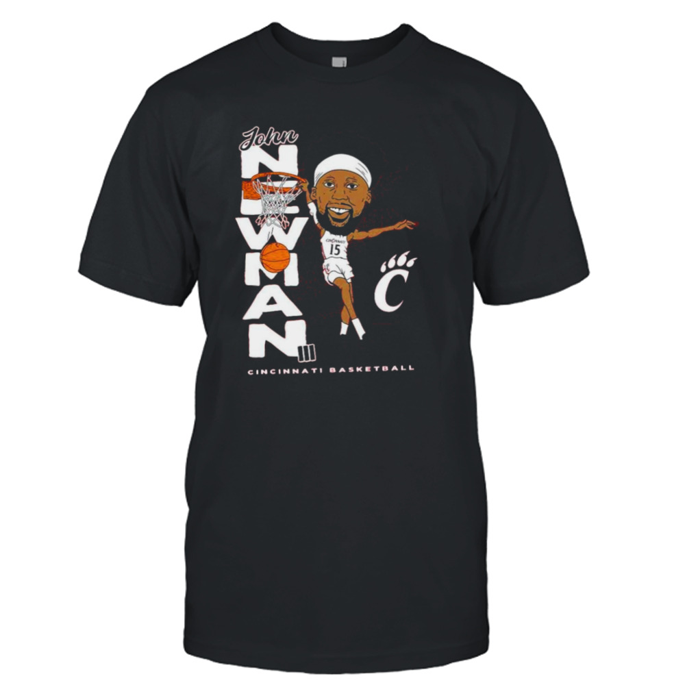 John Newman Cincinnati basketball shirt