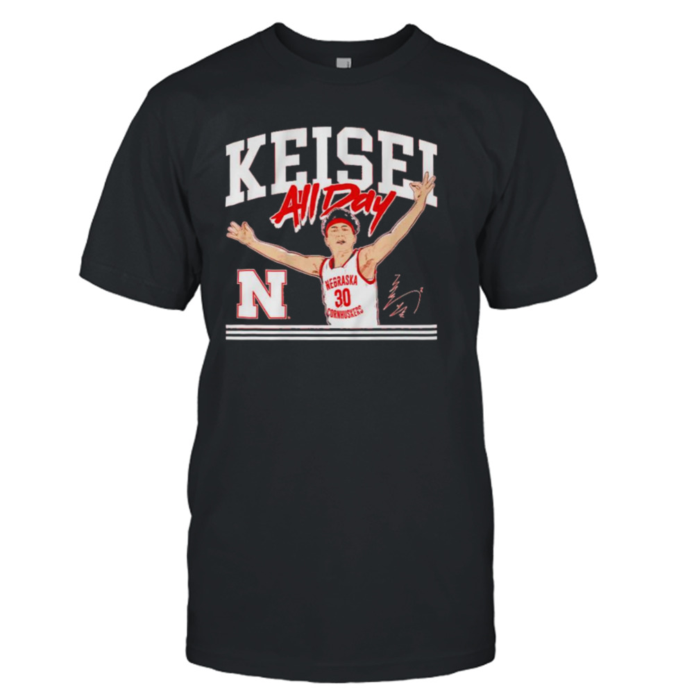 Keisei Tominaga 30 Nebraska Cornhuskers Basketball Retro Shirt