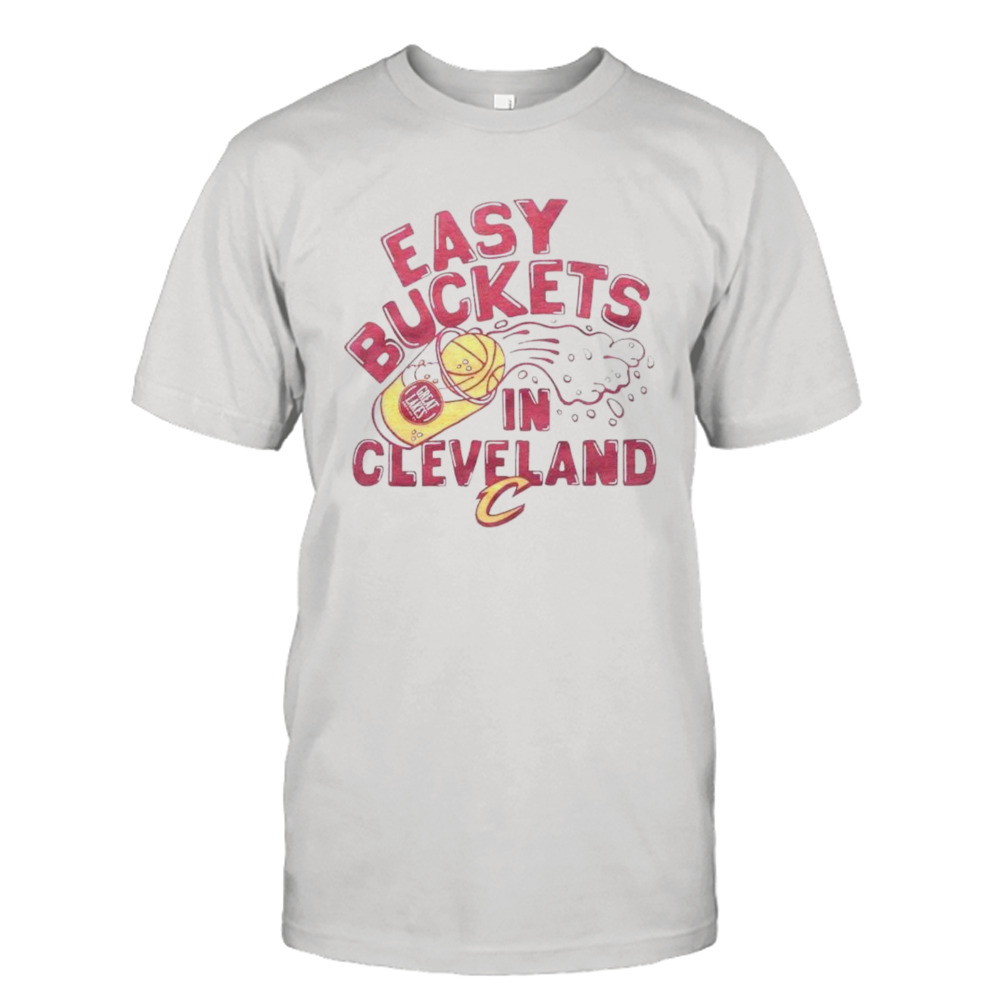 Cleveland Cavaliers cavs X great lakes brewing easy buckets in Cleveland shirt