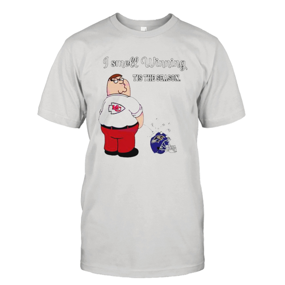 Kansas City Chiefs Pee On The Helmet I Smell Winning Ravens shirt