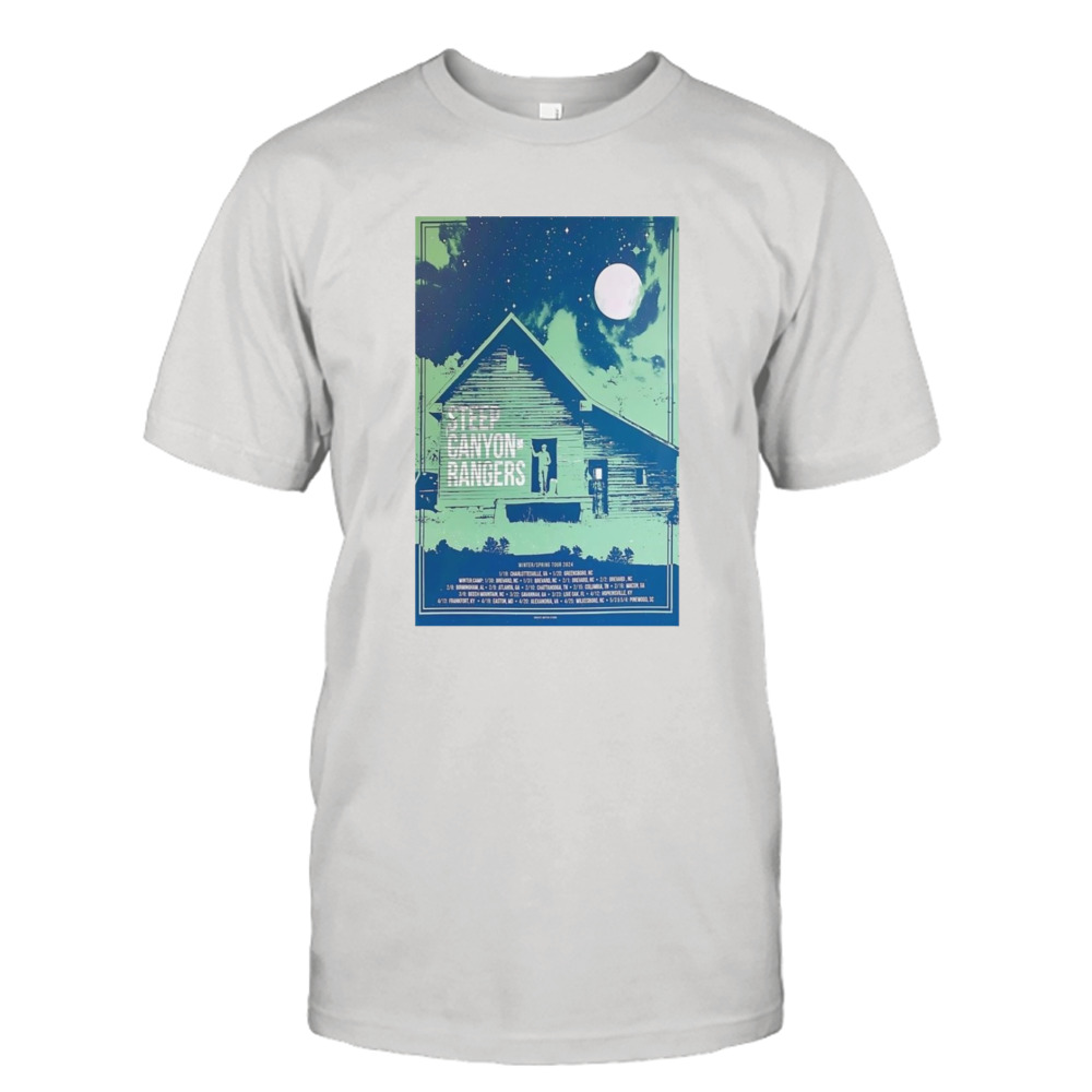 Steep Canyon Rangers 2024 Winter Spring Tour Poster Shirt
