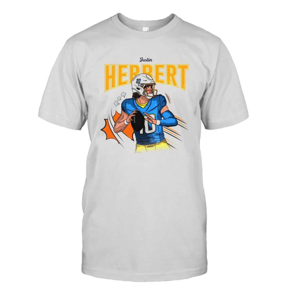 Justin Herbert heavyweight cartoon shirt