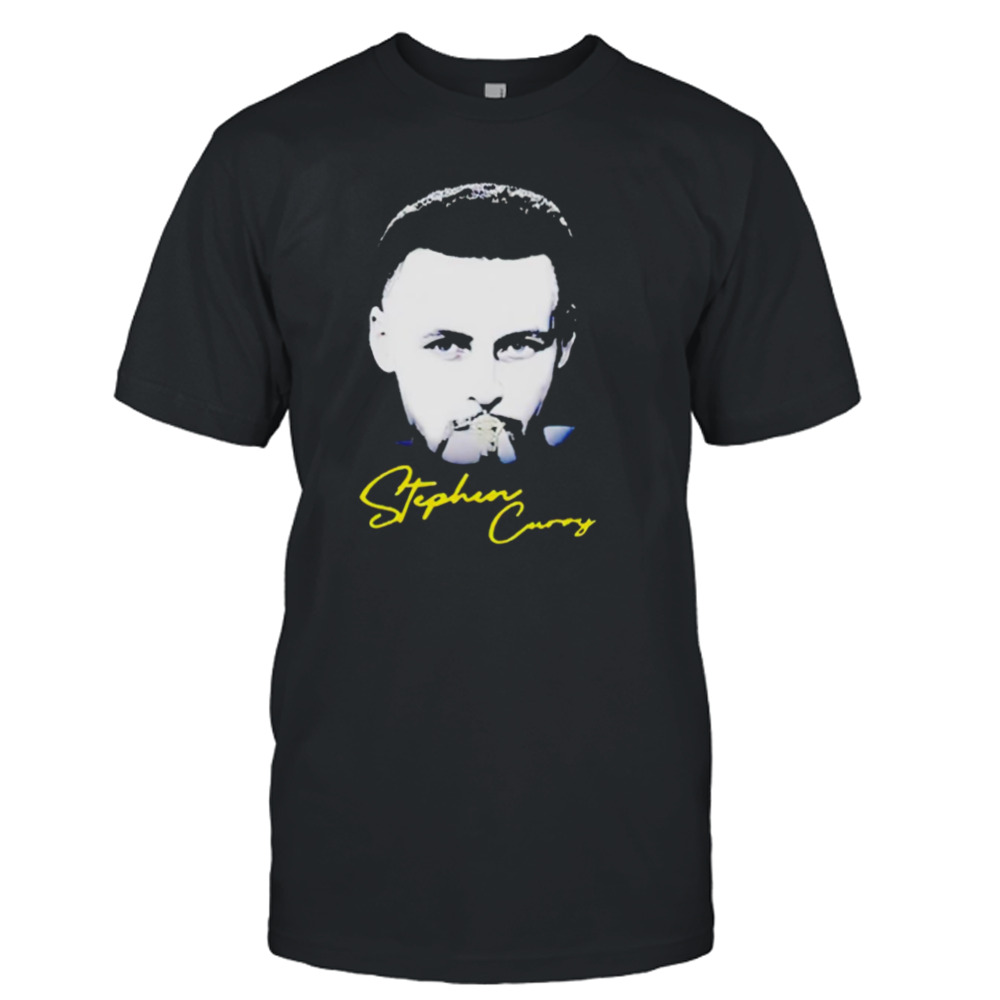Golden State Warriors Stephen Curry face shirt