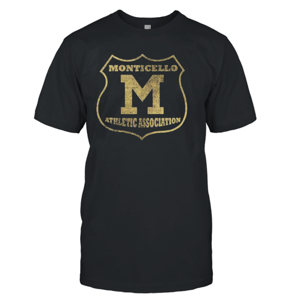 Monticello Athletic Association logo vintage shirt