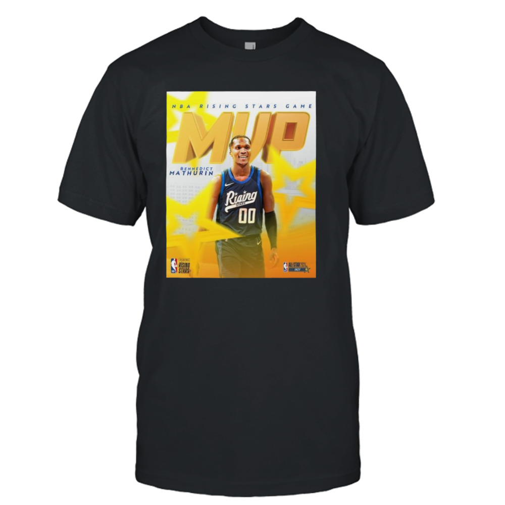 Bennedict Mathurin Is Panini Rising Stars Mvp 2024 Nba All-star T-shirt