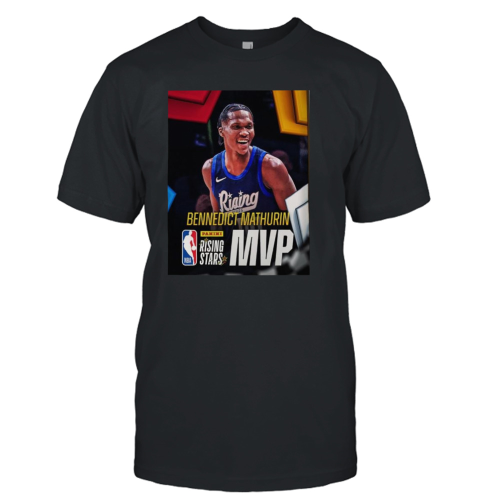 Bennedict Mathurin Wins NBA Panini Rising Stars MVP T-Shirt