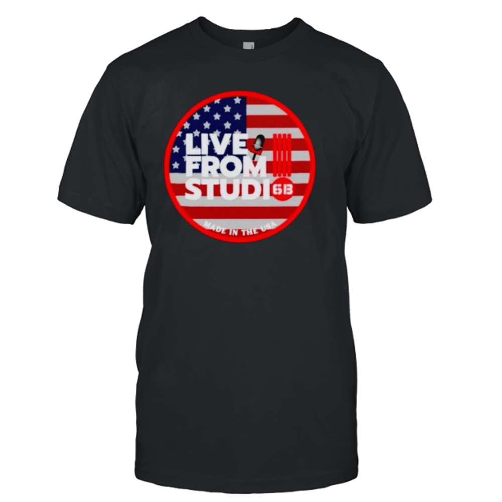 Live from studio 6B Circle logo shirt
