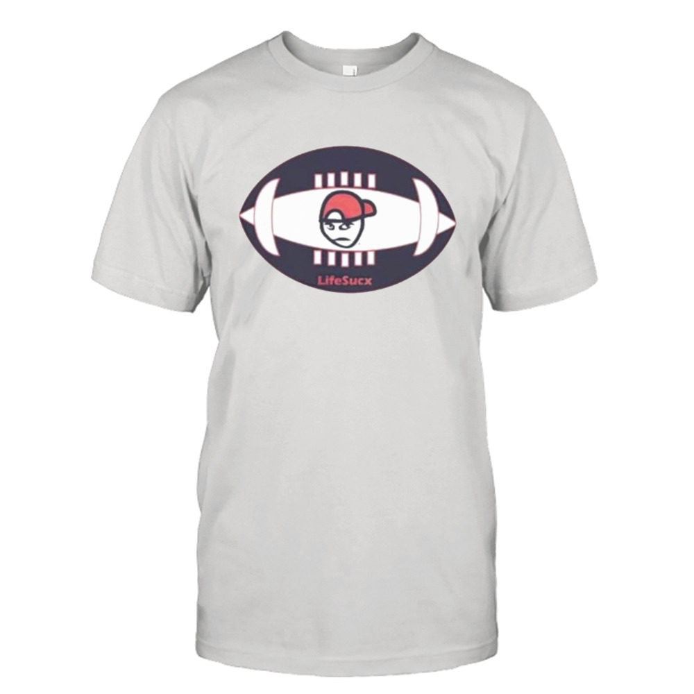 New England Patriots Football LifeSucx Angry Guy T-Shirt