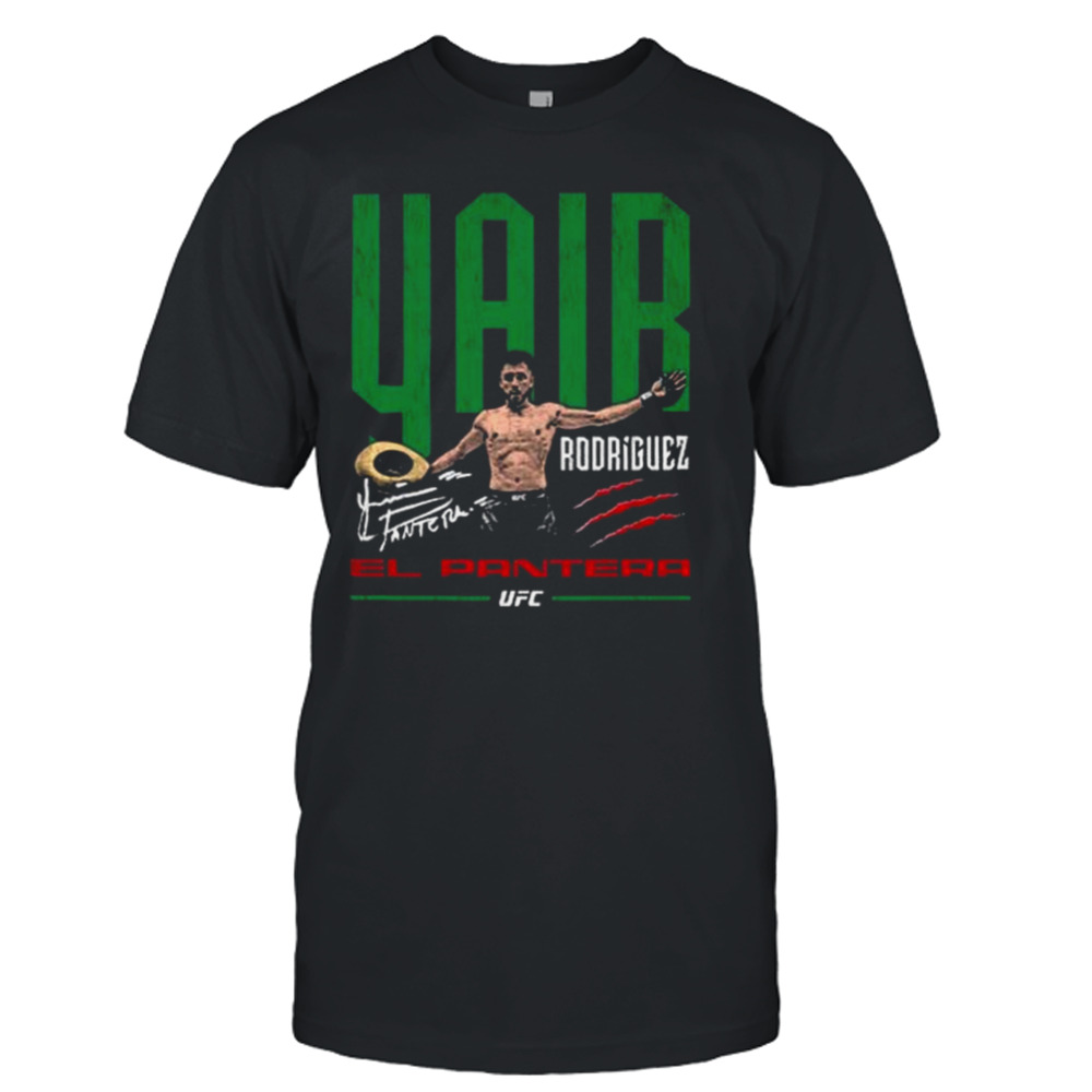 Yair Rodriguez El Pantera Grunge Signature Shirt