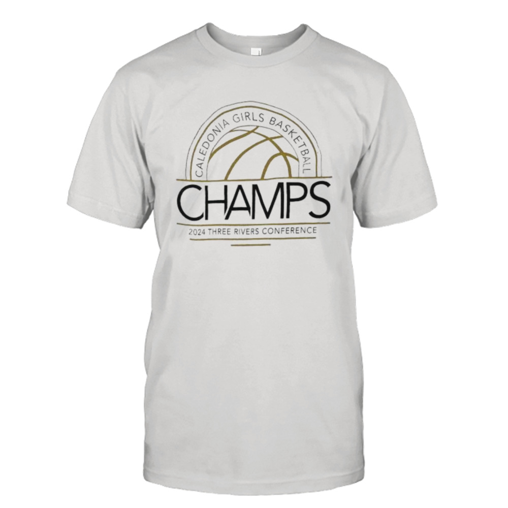 Caledonia Girls Basketball 2024 Three River Conference Champ Shirt