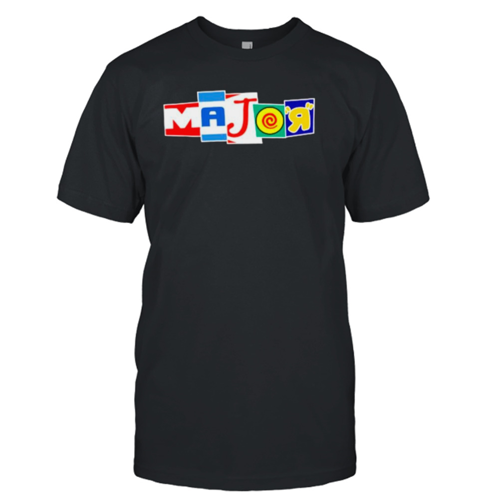 Major Wrestling Figure Podcast Major retro shirt