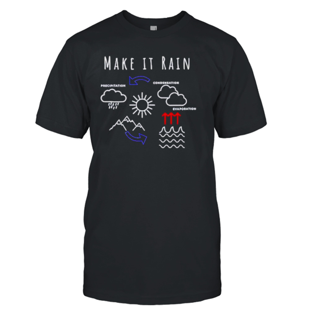 Make it rain condensation precipitation shirt