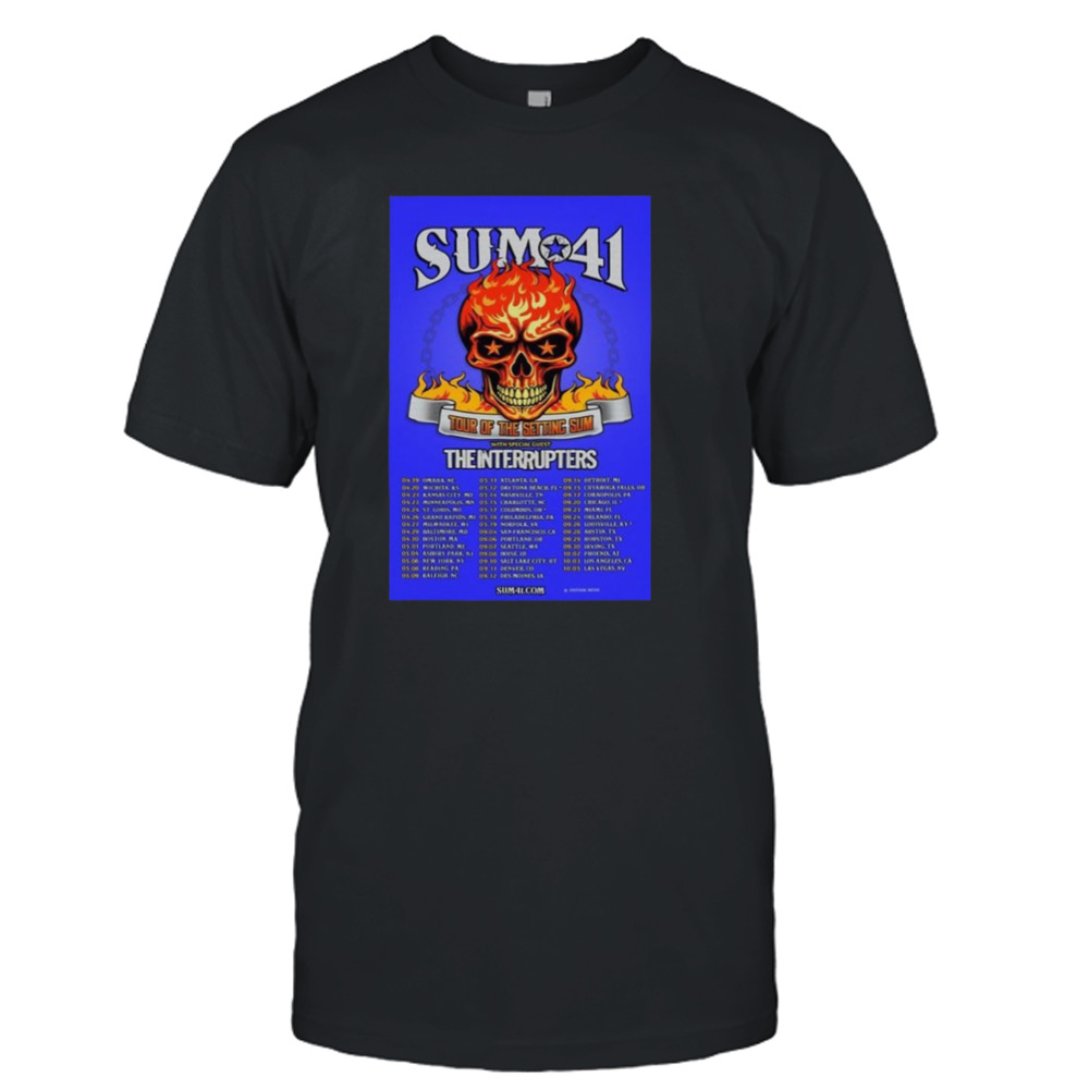 Sum 41 The Final World Tour 2024 T-shirt