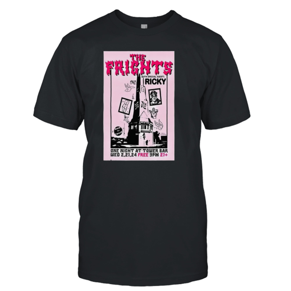 The Frights One Night At Tower Bar San Diego, Ca Feb 21, 2024 T-shirt