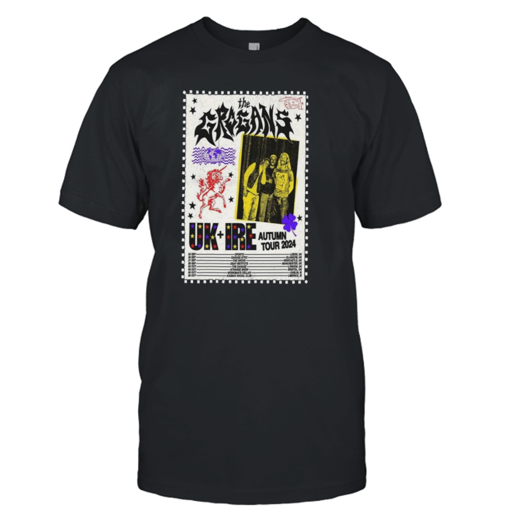 The Grogans Uk+ire Autumn Tour 2024 T-shirt