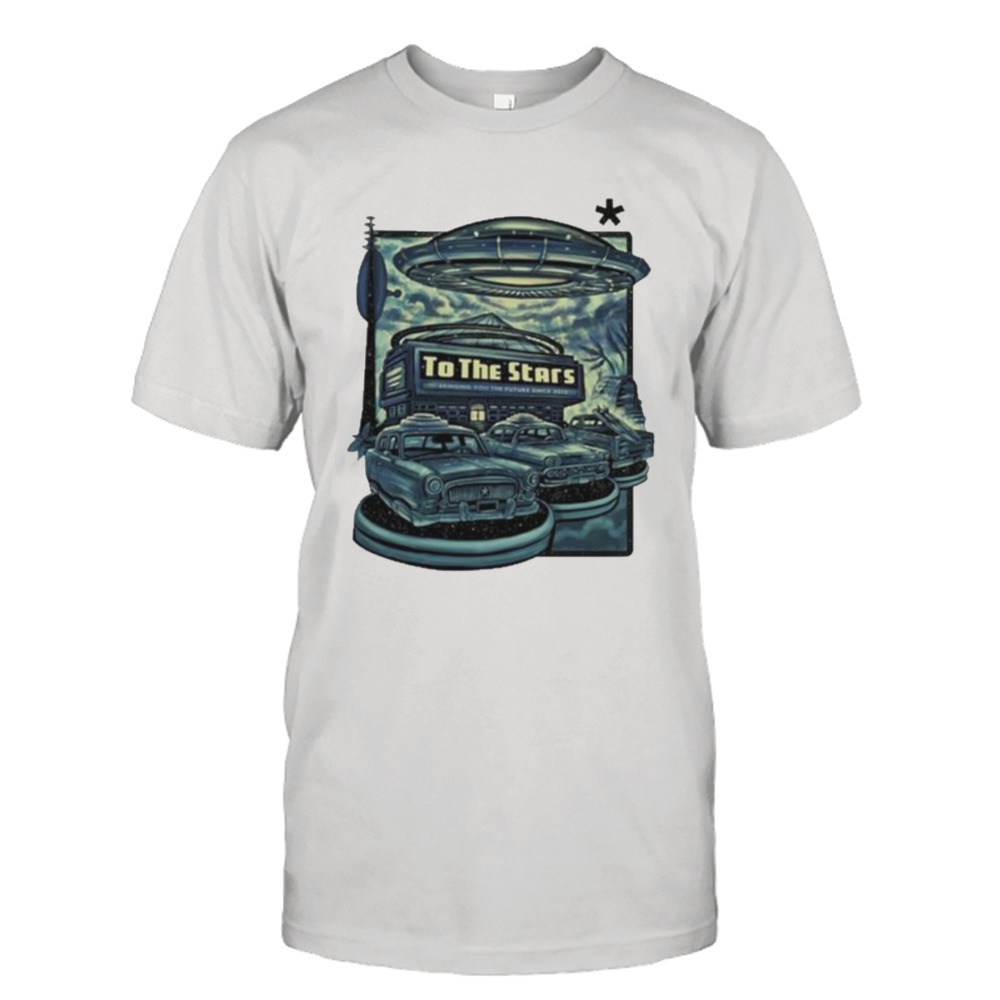 To The Stars Ufo Drive-In By Zeb Love T-Shirt