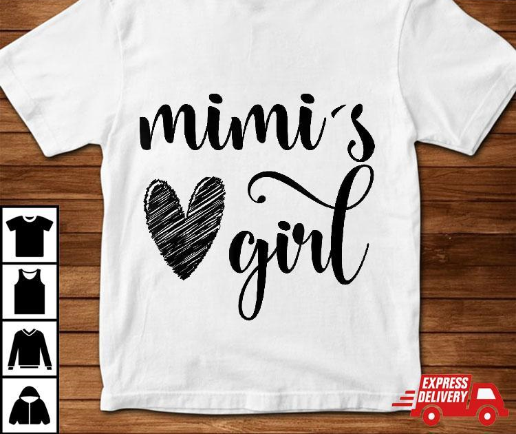 Funny Matching Mimi Girl For Grandma Whit Mother’s Day Shirt