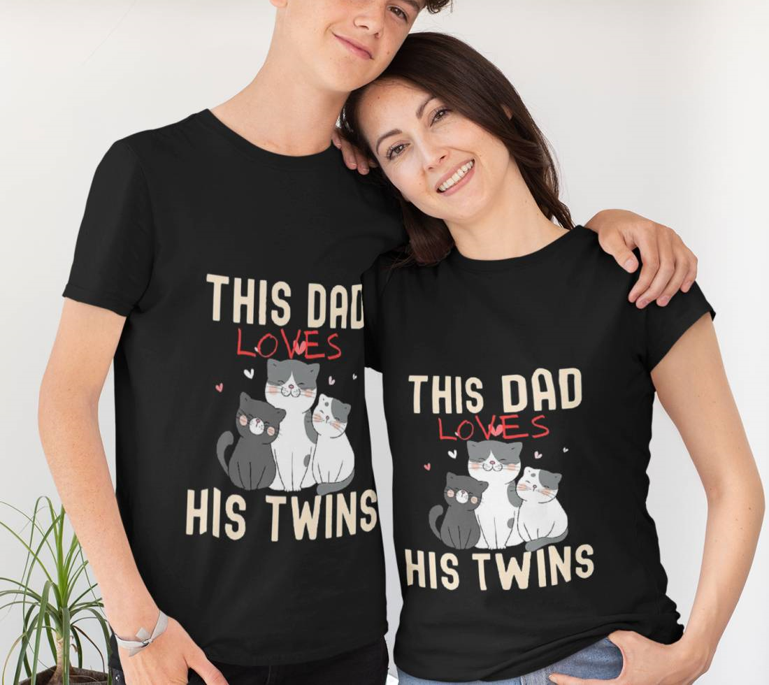 This Dad Loves His Twins TShirt