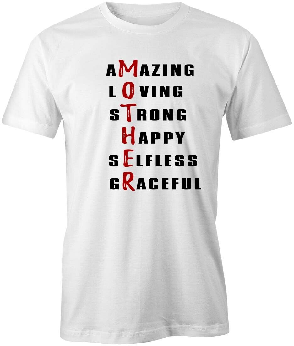 Amazing Mother Tshirt Tee Short-sleeved Cotton Mother’s Day