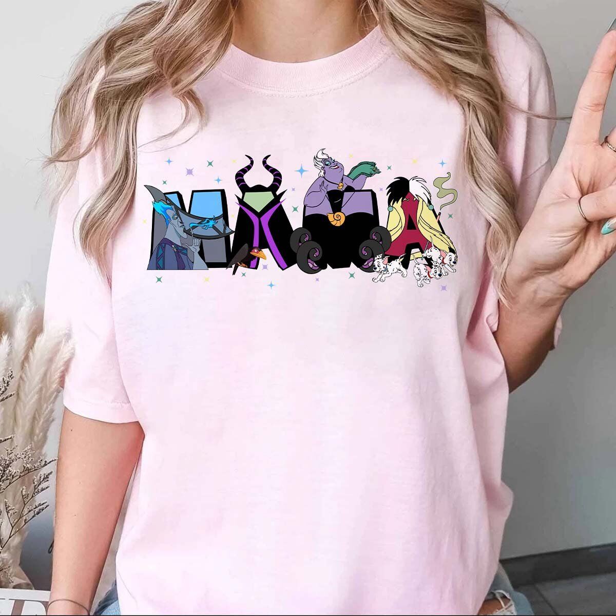 Animated Villains Mama Happy Mother’s Day Gift For Mom Tshirt Women