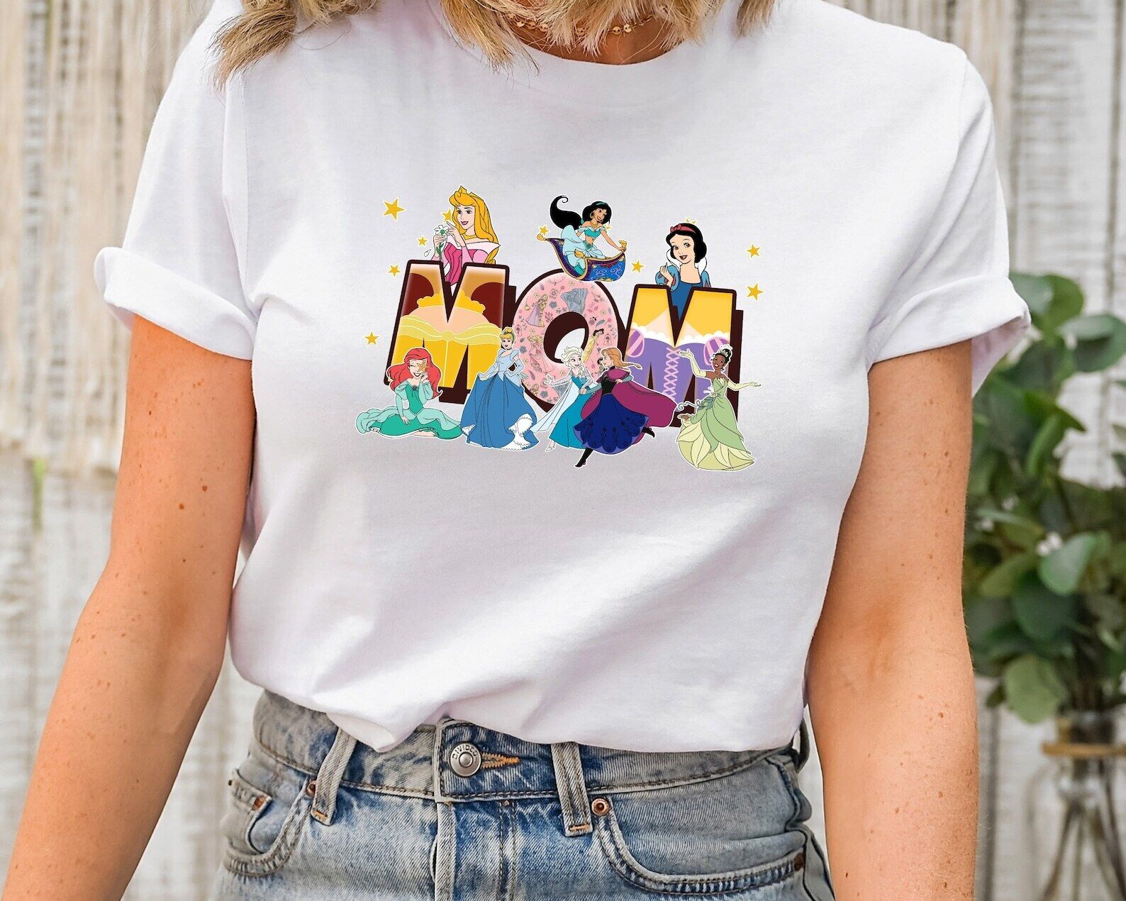 Beautiful Fairy Princess Mom Family Matching Mother’s Day Tshirt Women