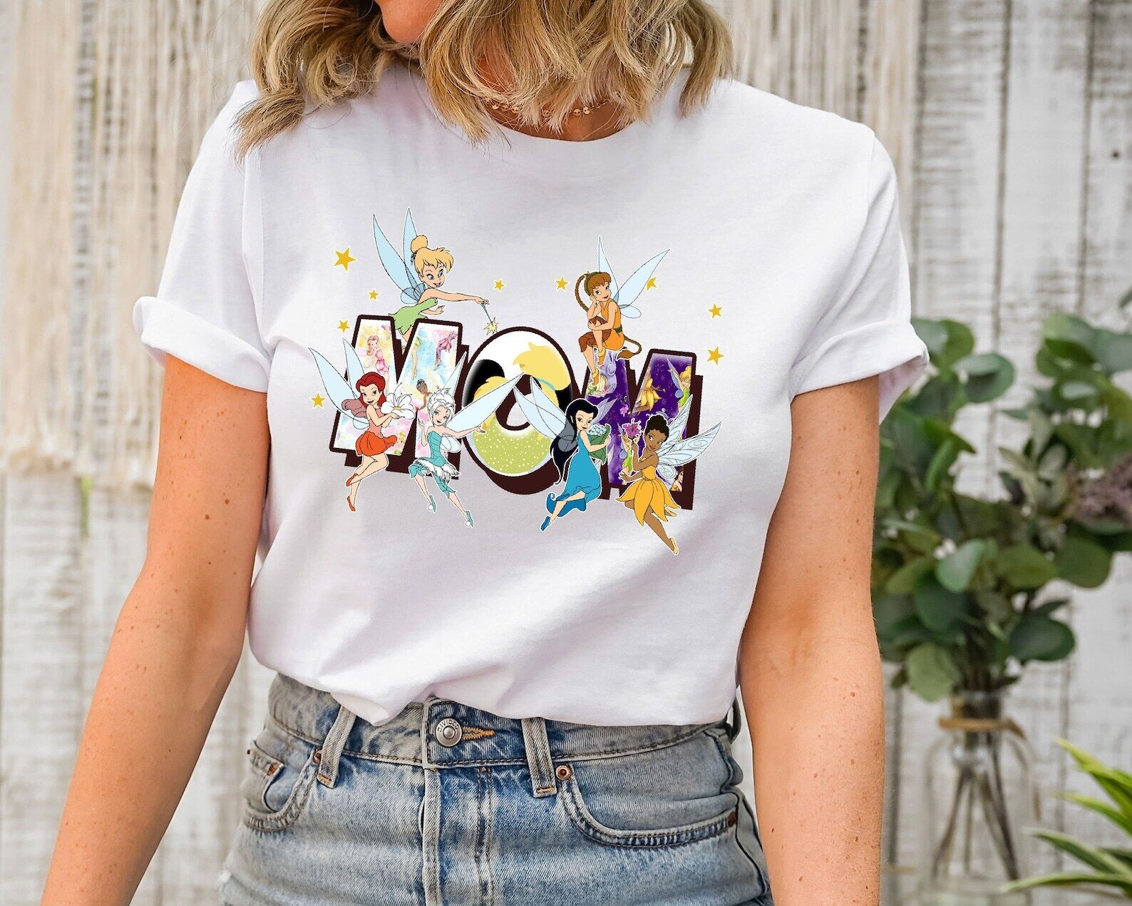 Beautiful Tinker Bell Friends Magical Mom Mother’s Day Gift For Mom Tshirt Women