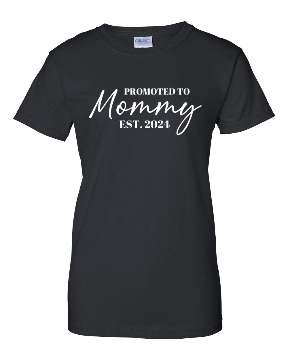 Custom Promoted To Mommy Shirt Mom Gift Pregnancy Announcement Mother’s Day Tee