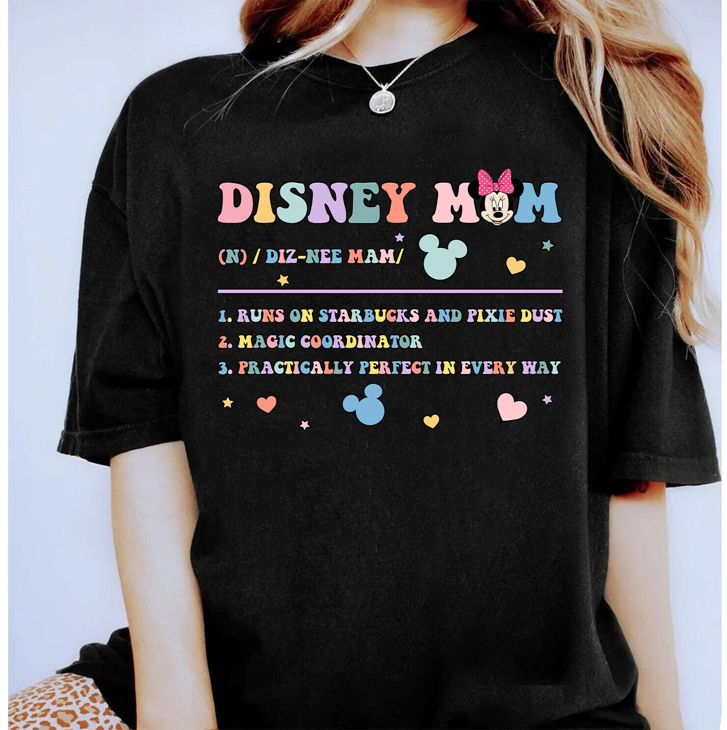 Disney Mom Minnie Mouse Mother’s Day Tee Unisex Adult Kid Shirt