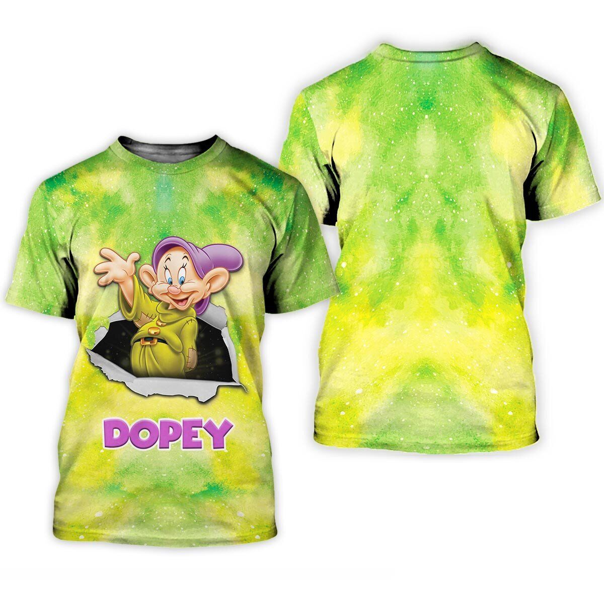 Dopey Cracking Galaxy Pattern Mother’s Day Birthday Tshirt 3d Printed