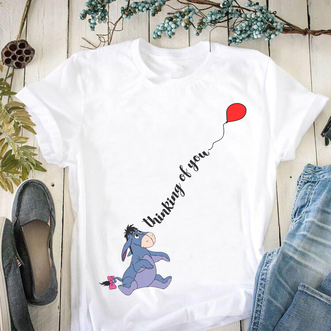 Eeyore Donkey Thinking Of You Happy Mother’s Day Tshirt Women