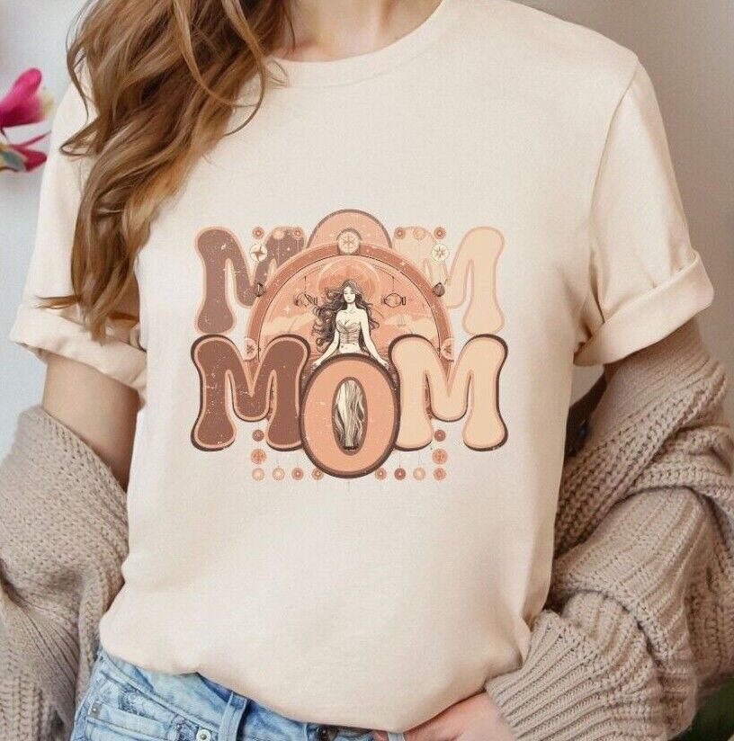 Exclusive Mother’s Day Collection- ‘mom’- Beautiful And Stylish- Retro T-shirt