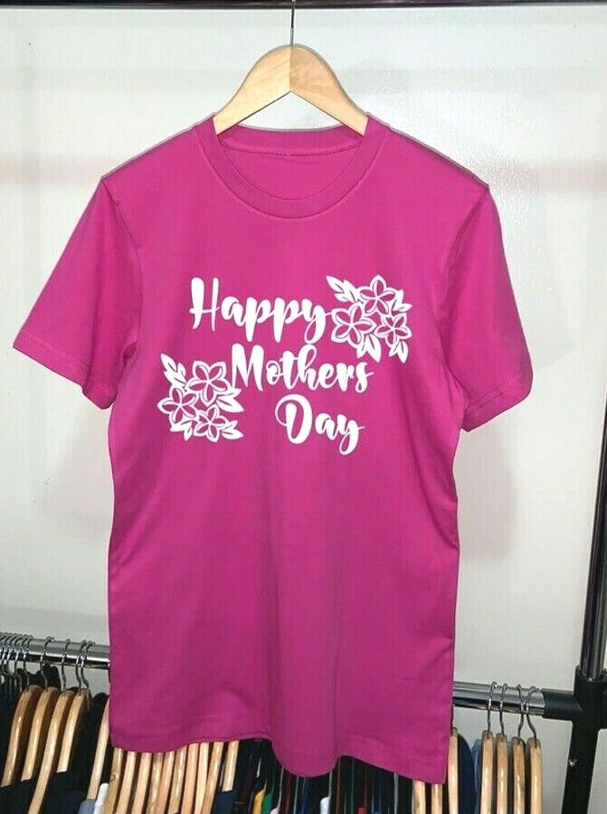 Happy Mother’s Day Flower Crew Neck Unisex T-shirt Unique Design