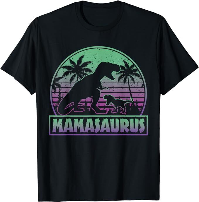 New Limited Mamasaurus T Rex Dinosaur Funny Mother Day Gift T-shirt