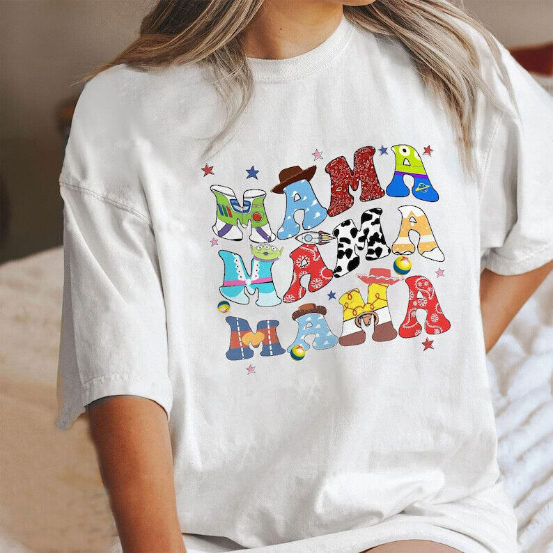 Toy Story Mama Toy Story Movie Fans Gift For Mom Mother’s Day Tshirt Women