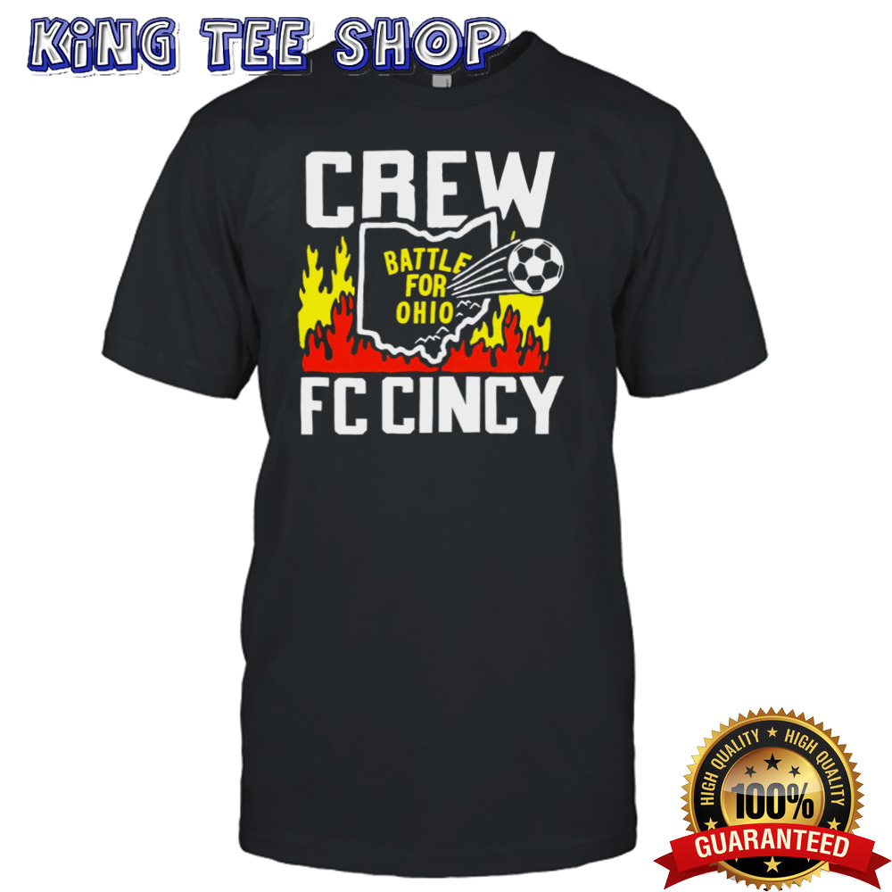 Battle for Ohio crew and FC Cincy shirt