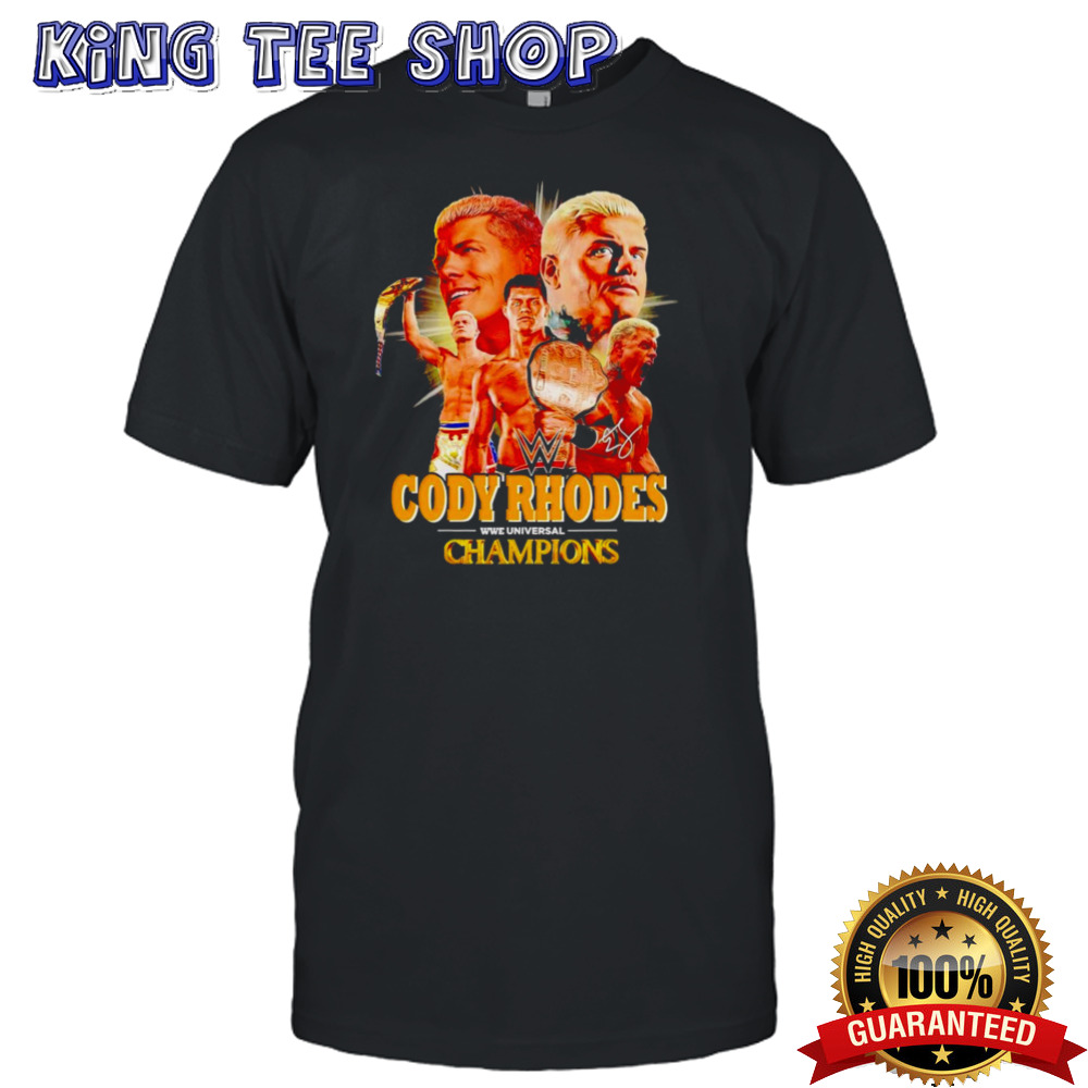 Cody Rhodes WWE Universal Champions signature shirt