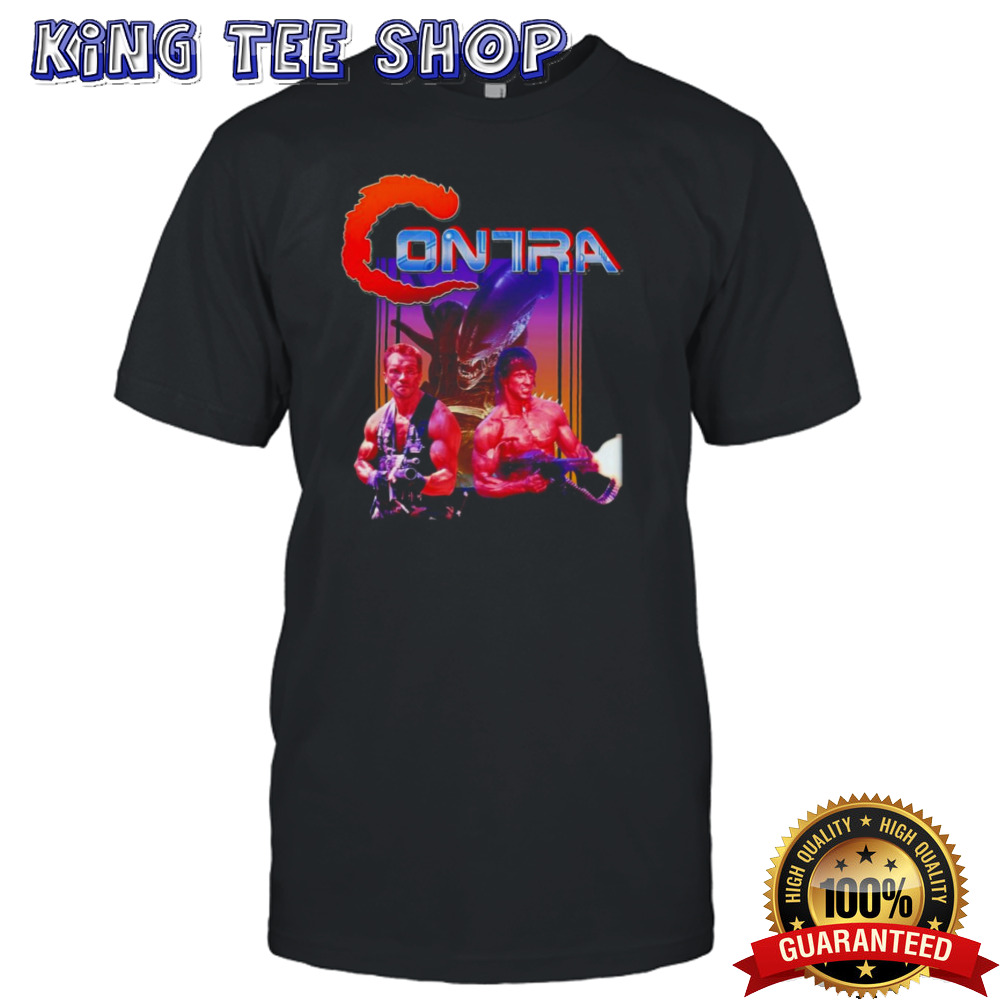 Contra Commando and Rambo shirt