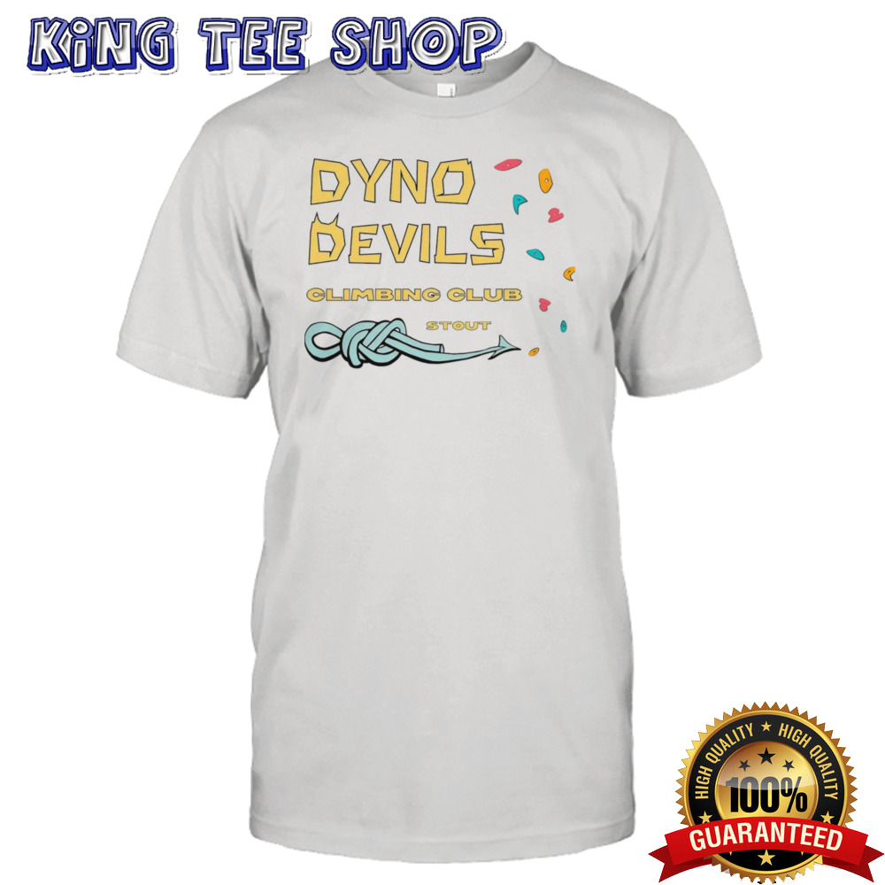 Dyno devils climbing club stout shirt