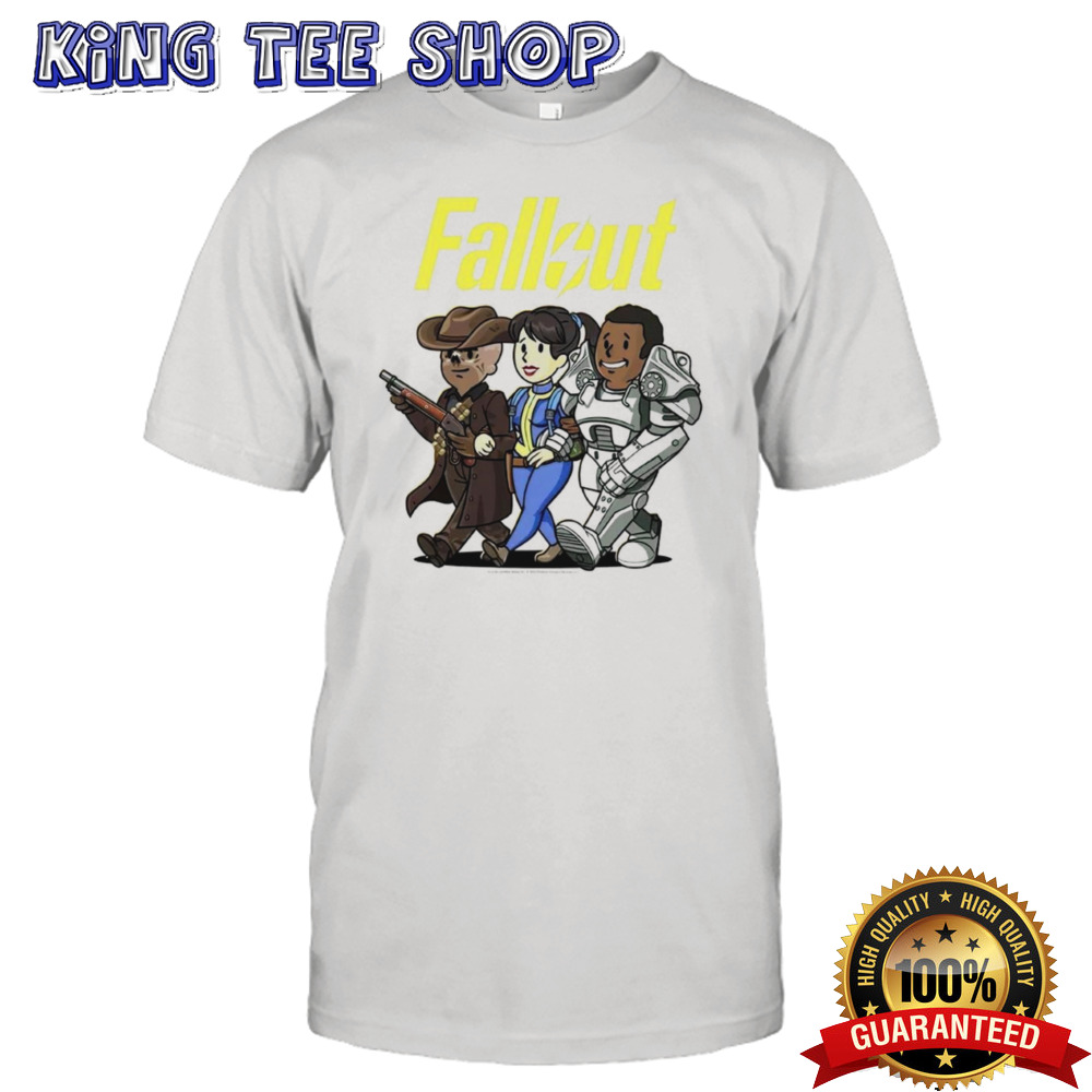 Fallout cartoon trio shirt