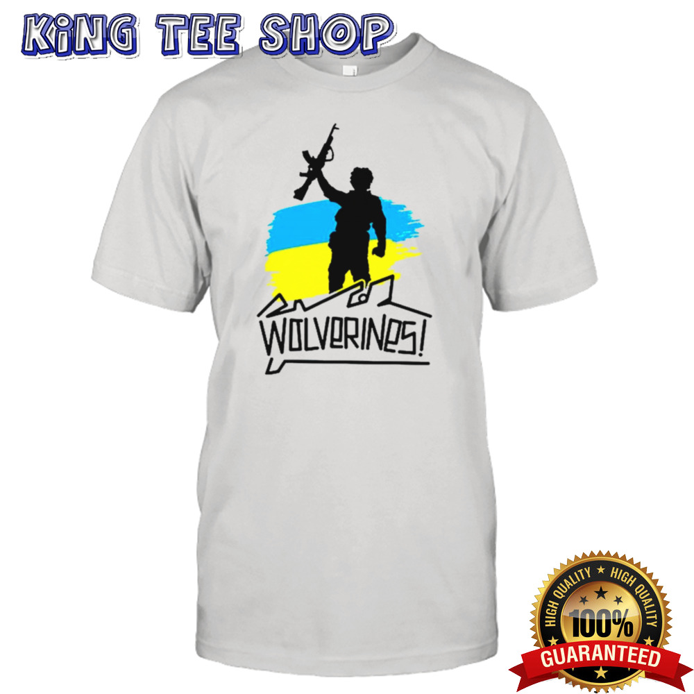 Freedom fighter Ukraine wolverines shirt