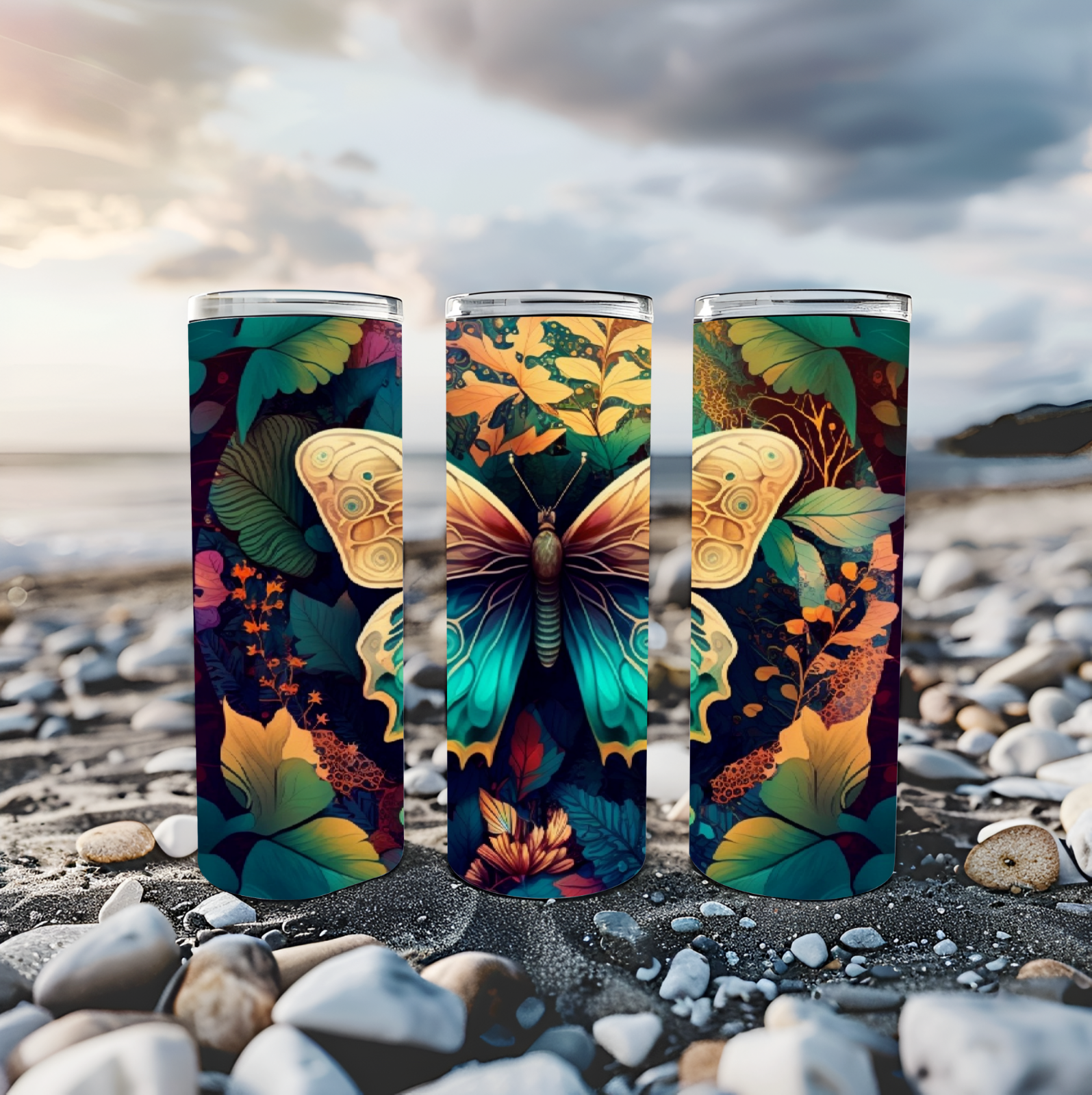 Tumbler 20oz Stainless Steel – Butterfly