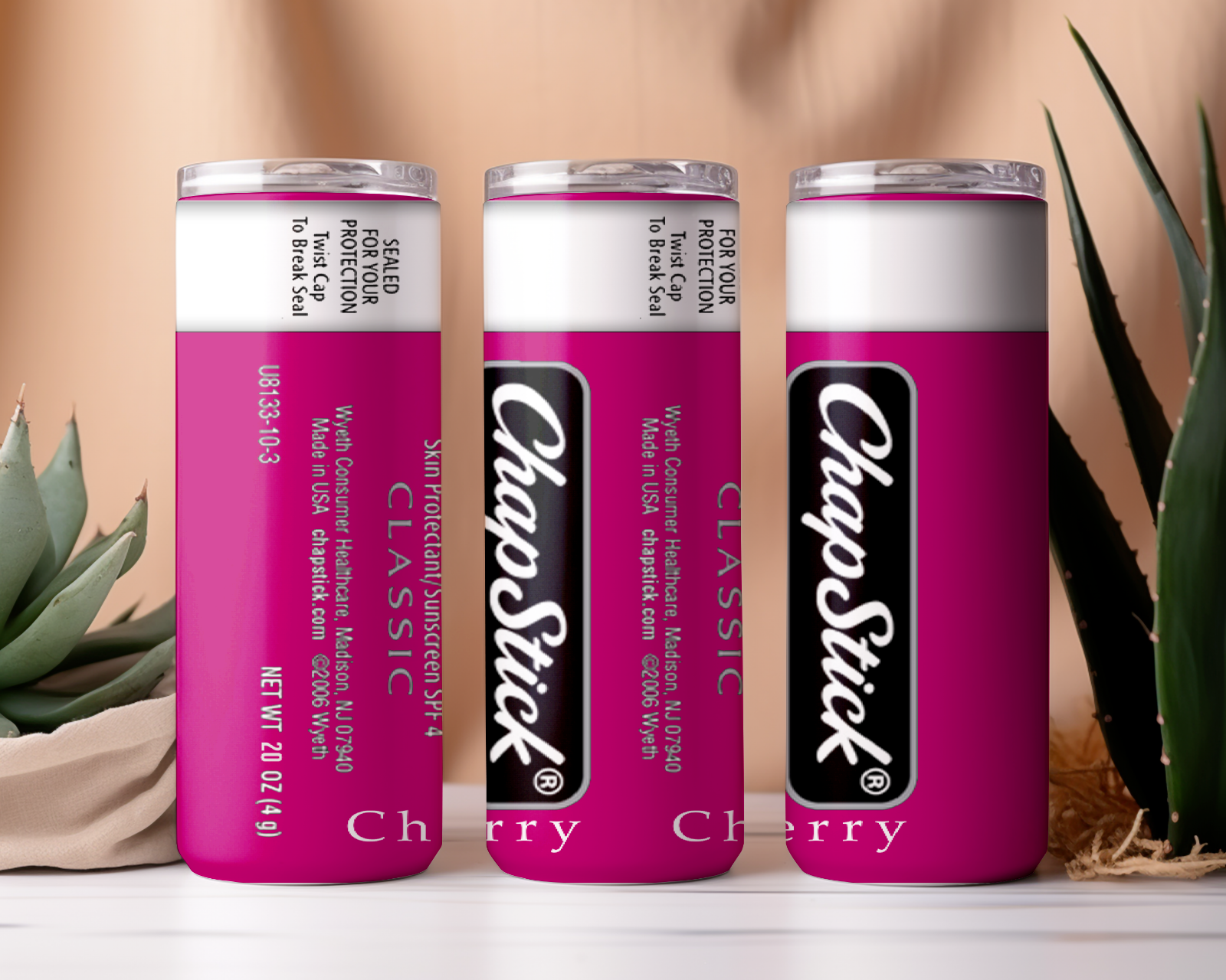 Tumbler 20oz Stainless Steel – Chapstick Cherry
