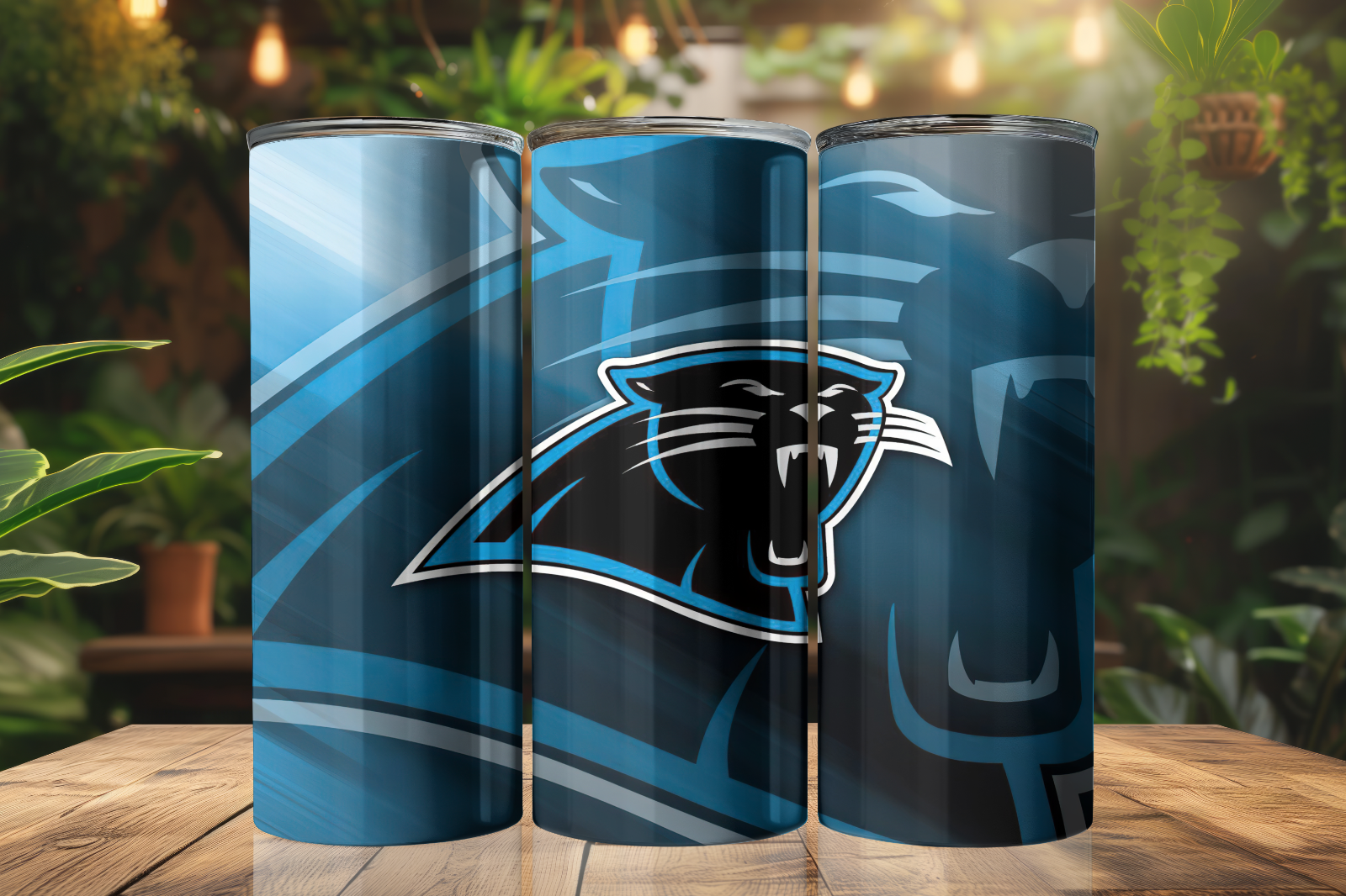 Tumbler Skinny 20oz With Lid – Carolina Panthers – Nfl – Football