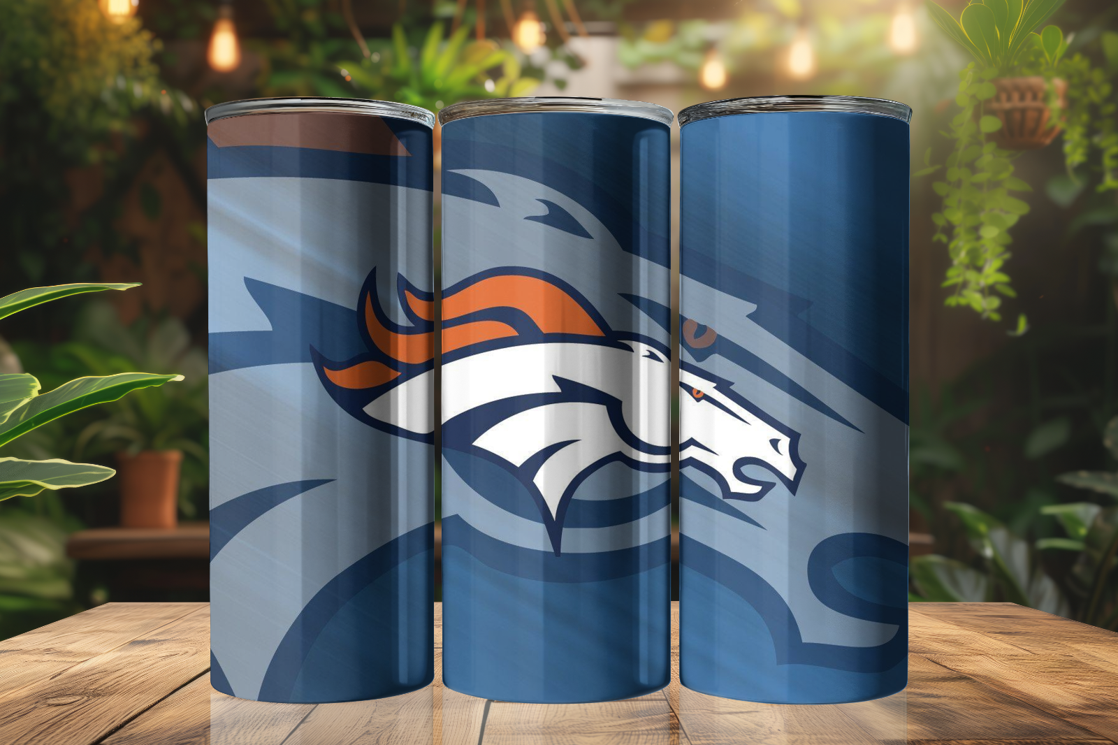 Tumbler Skinny 20oz With Lid – Denver Broncos – Nfl – Football