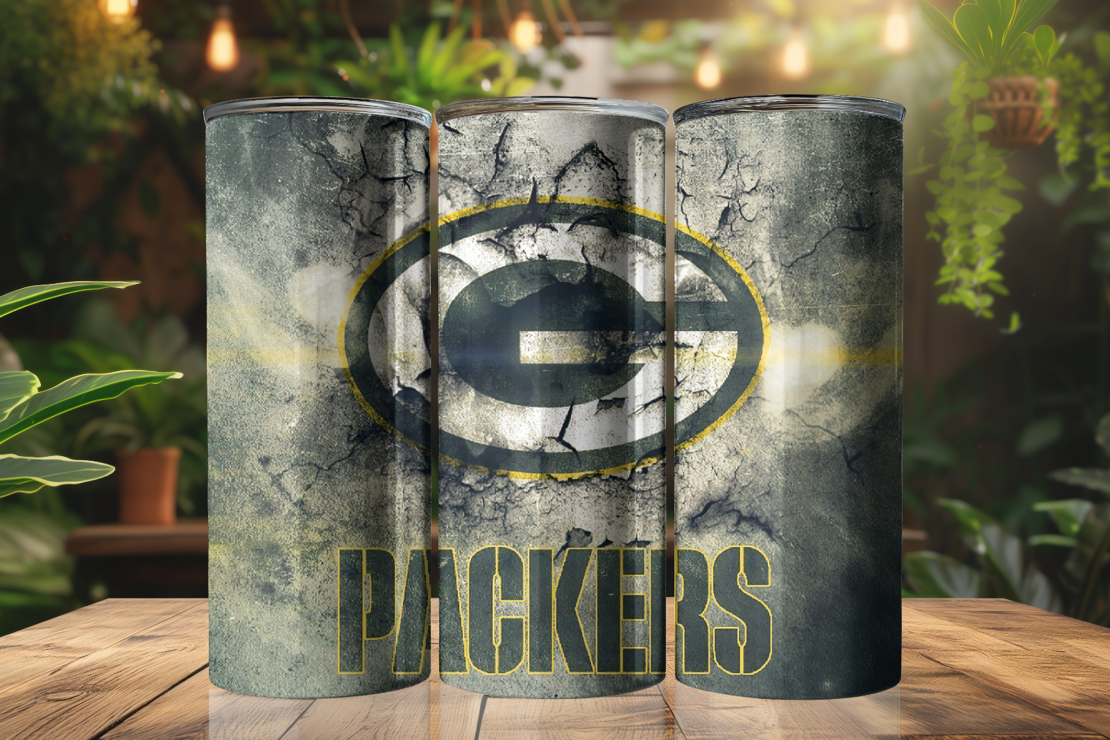 Tumbler Skinny 20oz With Lid – Green Bay Packers – Nfl – Football