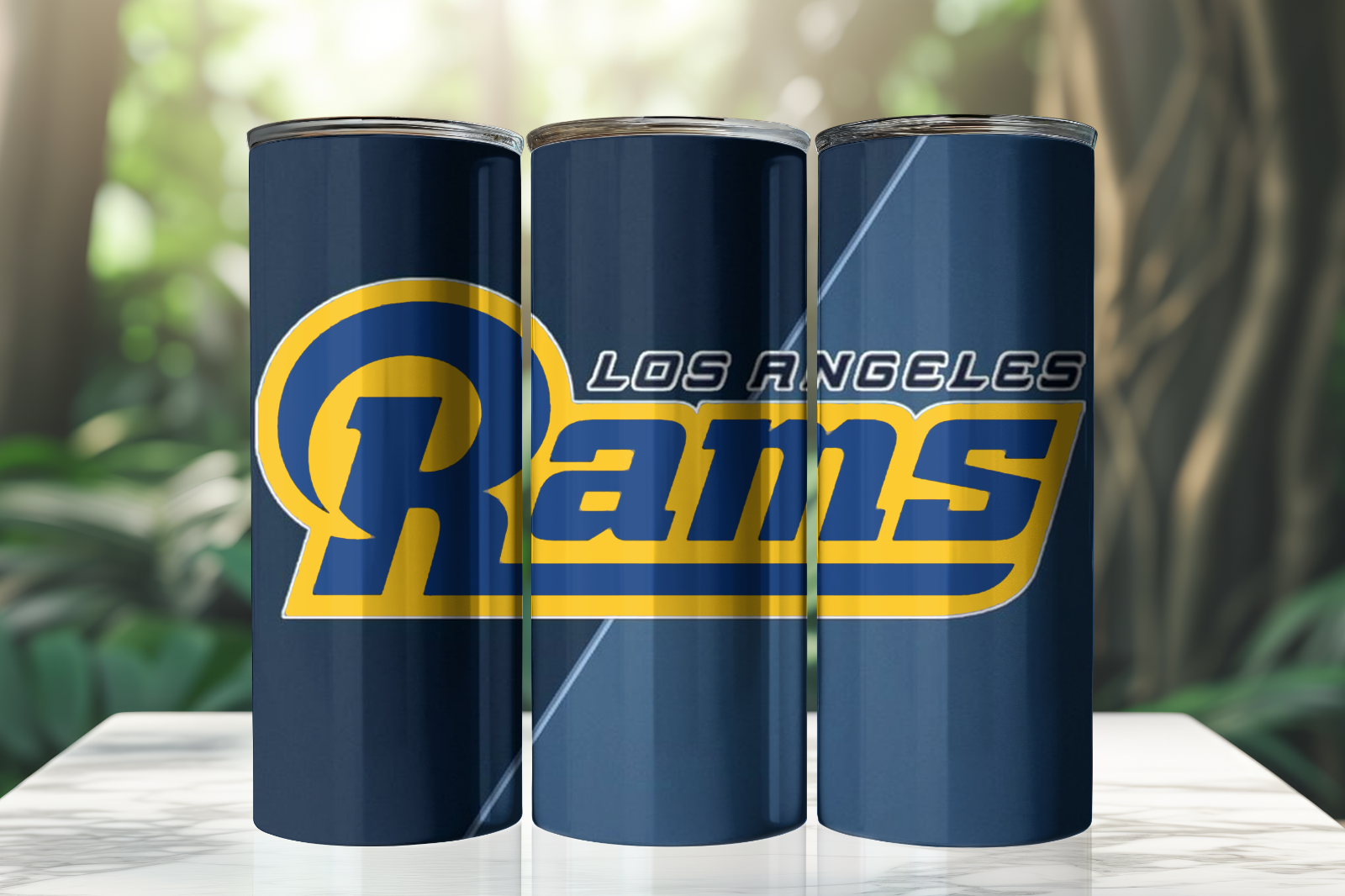 Tumbler Skinny 20oz With Lid – Los Angeles Rams – Nfl – Football
