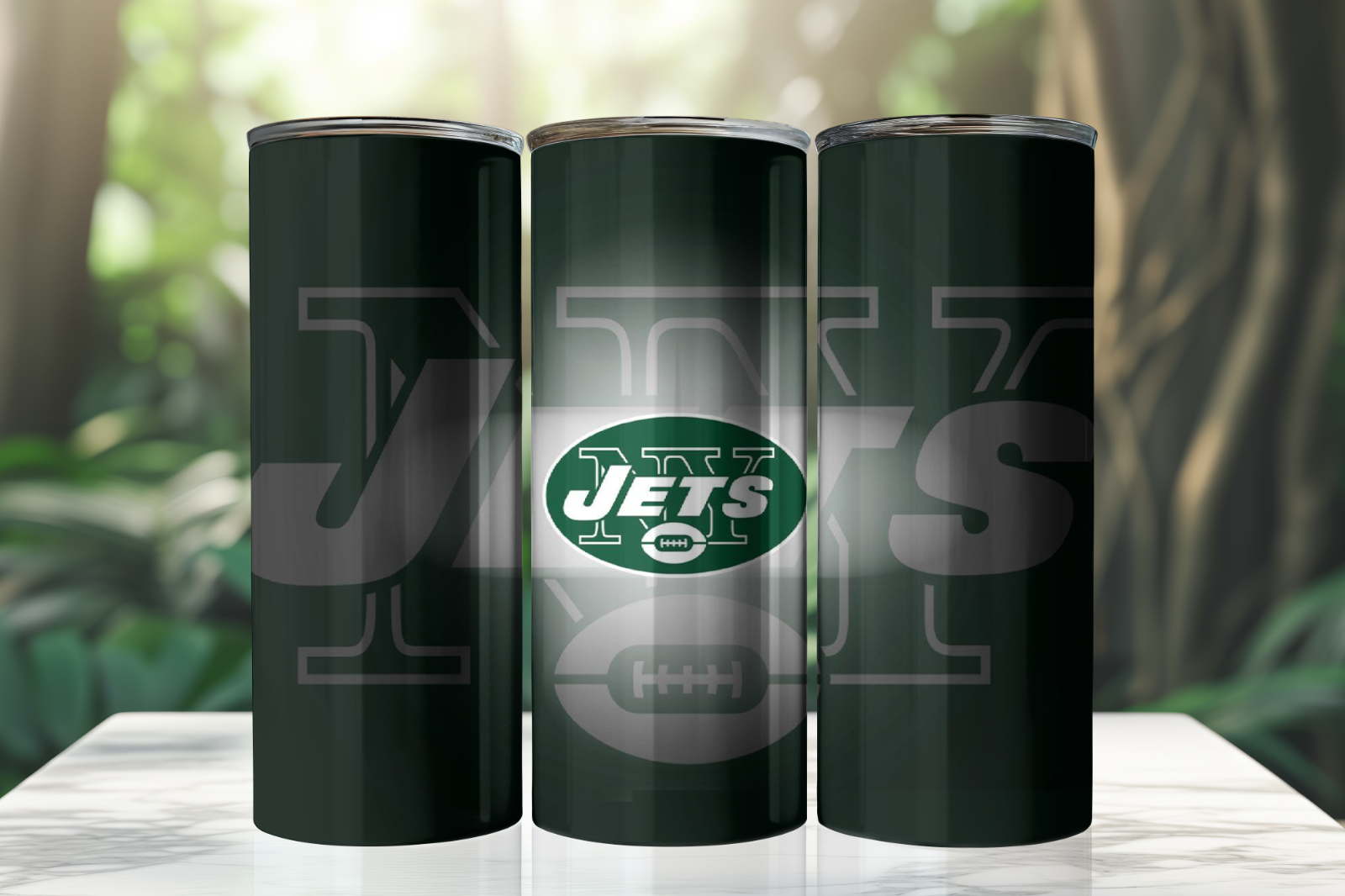 Tumbler Skinny 20oz With Lid – New York Jets – Nfl – Football