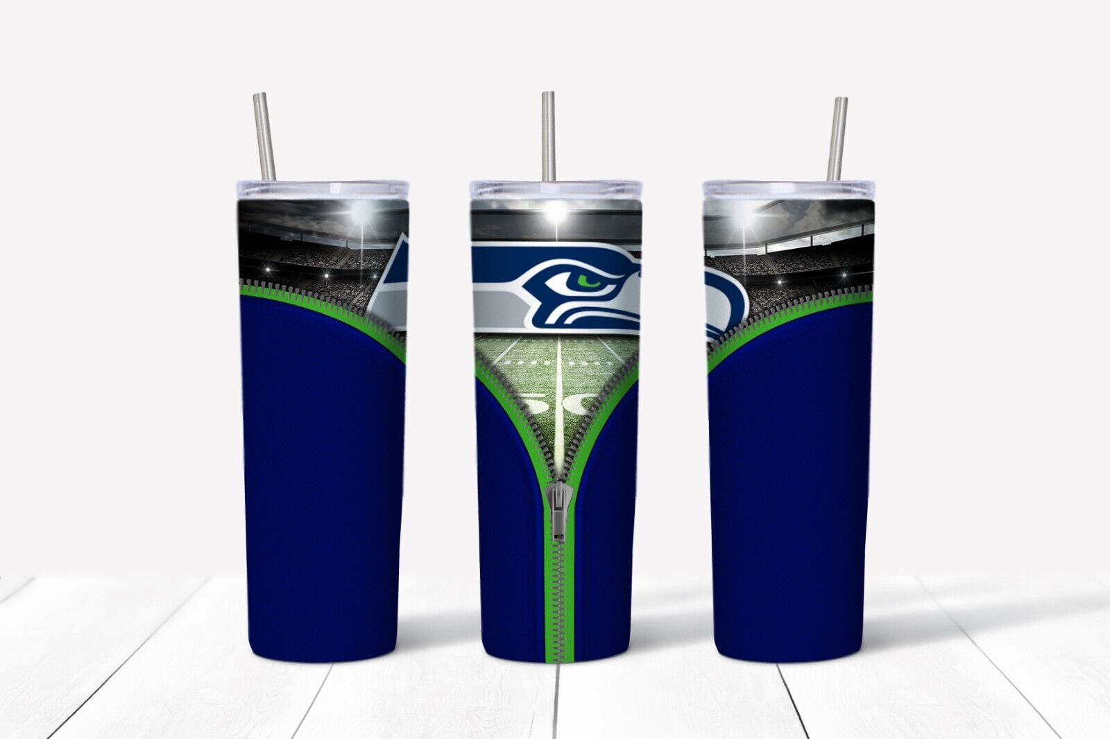 Tumbler Skinny 20oz With Lid – Zipper Seattle Seahawks – Nfl