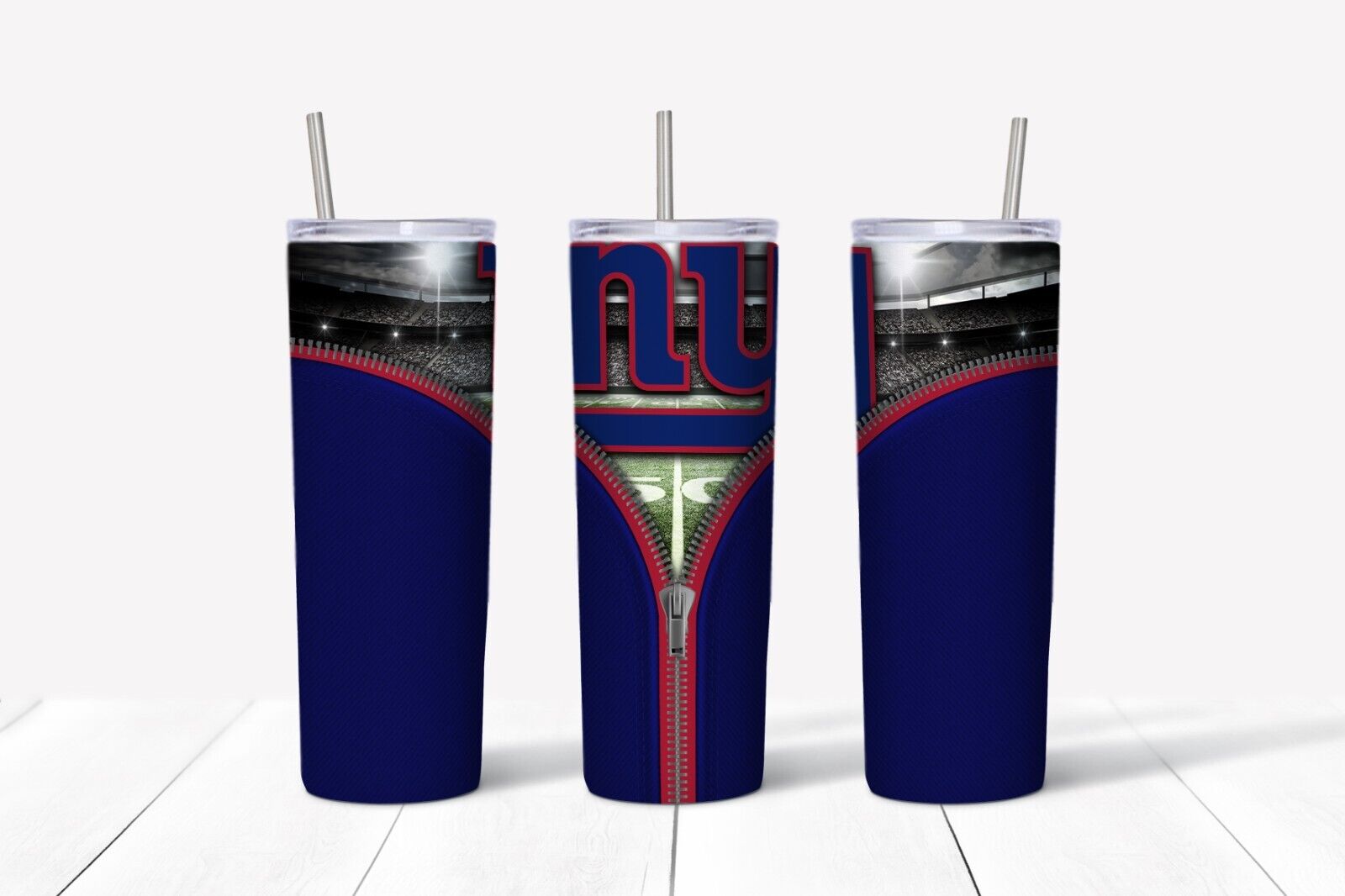Tumbler Skinny 20oz With Lid -zipper New York Giants – Nfl